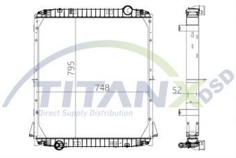 TitanX - RADIATOR IVECO EUROTECH-EUROTRAKKER TITAN-X