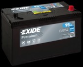 EXIDE - EA954EXI BATERIE EXIDE PREMIUM 95AH 800A 306X 173X222 +DR - EXIDE