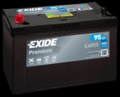 EXIDE - EA955EXI BATERIE EXIDE PREMIUM 95AH 800A 306X 173X222 +STG - EXIDE