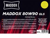 MADDOX OIL - MDX80W90GL5/20 MADDOX 80W90 GL5 20L