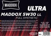 MADDOX OIL - MDXU530LL/60 MADDOX ULTRA 5W-30 LL C3 60L