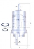 MAHLE ORIGINAL - KL 176/6D Filtru combustibil - MAHLE