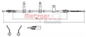 METZGER - 17.6031 CABLU FRANA DE PARCARE METZGER