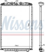 NISSENS - N614470 RADIATOR (FARA ACCESORII) NISSENS