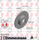 ZIMMERMANN - 110.2208.52 DISC FRANA (LIVRABIL NUMAI PERECHE) - ZIMMERMANN
