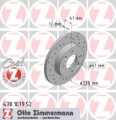 ZIMMERMANN - 470.1079.52 DISC FRANA LIVRABIL NUMAI PERECHE - ZIMMERMANN